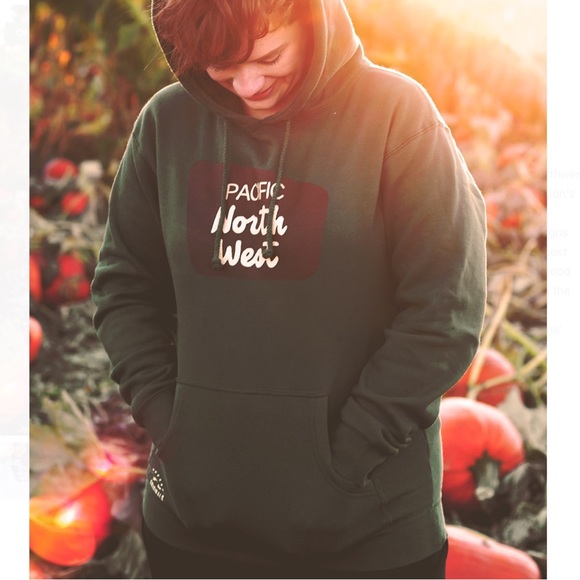 NWT! PACIFIC NORTHWEST Heavyweight Oversized Boundary Line Hoodie - XS Unisex - Picture 3 of 11